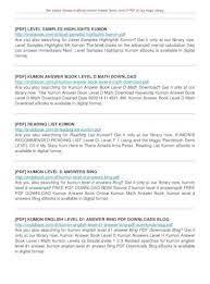 Kumon math answers pdf : Kumon Answer Book Level D Pdf Answer Book Level D Pdf Answers Level H Kumon Answer Book Level I Math Kumon Levels Vs Gradelevels 1 2 3 Kumon Answer