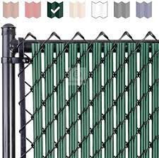 £ 16.93 inc vat each. Amazon Com Fenpro W Slat Chain Link Fence Slats With Bottom Lock Channel 6 Ft Green Garden Outdoor
