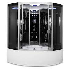 The mesa 609p combination steam shower with jetted tub is a 48 x 48 fully loaded combination steam shower. 1001now Y9042 C Corner Steam Shower Enclosure Whirlpool Tub 58 X 58 Kitchen And Bath Masters