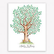 There is no better way to remember the day than with a simple reminder of all who attended. Fingerprint Tree Wedding Guest Book Personalised Fingerprint Fun