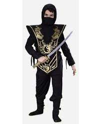 Gold dragon warrior assassin ninja boys halloween costume. Ninja Complete Child Costume Black Gold Boys Ninja Costumes