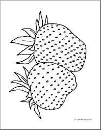 Realistic cherries coloring page is an important part of big archive of coloring pages. Clip Art Fruit Realistic Strawberries Coloring Page I Abcteach Com Abcteach