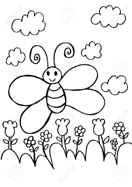 Take into consideration these color meanings when choosing the next type of flower bouquet for your loved one. Butterfly And Flower Coloring Pages Royalty Free Cliparts Vectors And Stock Illustration Image 151928319