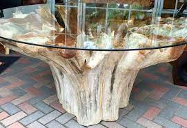 How could i get from set of nodes and edges get tree with a root? Large Ancient Teak Root Dining Table Base At 1stdibs