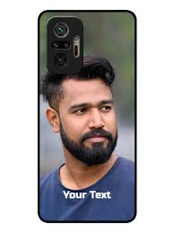 Redmi Note 10 Pro Max Custom Glass Phone Case with Photo Printing