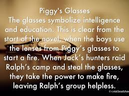 A* Symbolism Of Piggy'S Glasses In Lord Of The Flies - Youtube