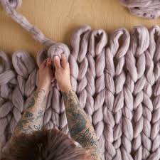 Xxl Stricken Armstricken Hande Ohne Nadeln Diy Pillows Blanket Decke Stricken Ohne Nadeln Kuscheldecke Stricken Kissen Stricken