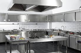 55 Gorgeous Kitchens With Stainless Steel Appliances Photos Restaurant Kitchen Design Stainless Steel Kitchen Cabinets Steel Kitchen Cabinets