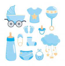 Set Of Baby Shower Elements Free Vector Free Vector Freepik Vector Freebaby Freeparty Free Baby Shower Stickers Baby Boy Scrapbook Baby Bear Baby Shower