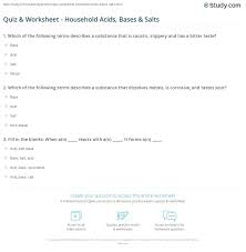 We did not find results for: Quiz Worksheet Household Acids Bases Salts Study Com