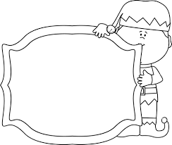 Black And White Outline Calendar Clipart Clip Art Black And White Black And White Elf Christmas Sign Clip Art Black And White Outline Clip Art Borders Christmas Frames Christmas Clipart Free