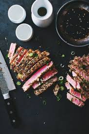 Steak De Thon Avec Croute De Sesame Le Coup De Grace Recipe Tuna Steak Recipes Tuna Crusted Fish And Meat