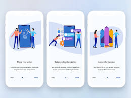 Onboarding Tour App Design Splash Screen Onboarding
