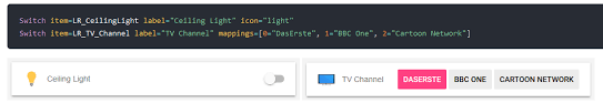 In this case, look for disposal options, which include recycling. Switch Element Presentation Via Basic Ui Items Sitemaps Openhab Community