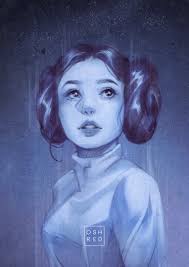 Happy Star Wars day! Here's a quick sketch of Princess Leia. May the fourth  be with you 🫡