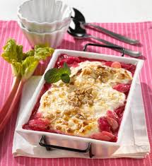 Rhabarber Milchreis Auflauf Rezept Lecker Rezepte Rhabarber Essen Kochen