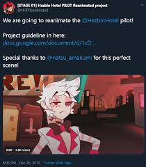 The hazbin hotel pilot theme is a cover of i'm always chasing rainbows, a popular song written by lyricist joseph mccarthy and published in 1917. We Are Going To Reanimate The Hazbinhotel Pilot Hazbin Hotel Know Your Meme