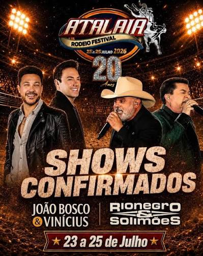 Vem aí o Atalaia Rodeio Festival 😀