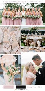 9 Popular Summer Wedding Color Combos For 2020 Summer Wedding Colors Wedding Color Combos Wedding Color Palette Summer