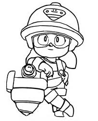 Brawl Stars Para Colorear Emz