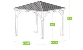 We give free estimates, and here we answer questions about costco gazebo's and if they install them, how long does it take. 10 X 10 Meridian Gazebo Kit Yardistry Structures Gazebos Pavilions And Pergolas