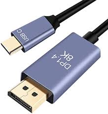 The monitor does not detect the signal. Usb C To Displayport Cable 8k 30hz 60hz 4k 120hz 144hz Amazon De Elektronik