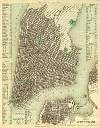 New York City Map Old Map Of New York City Print Nyc Old Etsy Map Of New York New York City Map City Prints