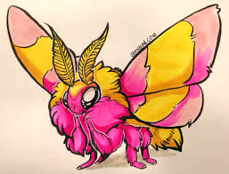 Punk Pics Mothmonarch Boobun Rosey Maple Moth Is The Moth Art Cute Moth Moth Drawing