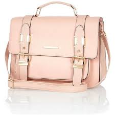 River Island Light Pink Large Satchel 45 Liked On Polyvore Featuring Bags Handbags Purses Access Long Strap Purse Faux Leather Backpack Purses And Bags