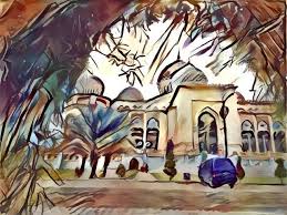 Namun disinilah keunikan lukisan tersebut. Gambar Lukisan Masjid Indah Nusagates