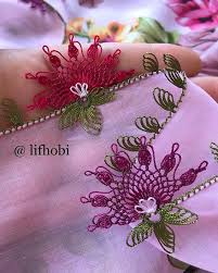 Igne Oyam Lifhobi Hayirligeceler Igneoyasimodelleri Sunum Elemegi Goznuru Ceyizlik Havlu Moda Cool Mutfakhavlusu Oya Ornekleri Oya Tig Isi Semasi