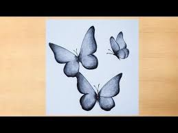 Art 40 easy illustrated animal sketch drawing ideas. How To Draw Beautiful Butterfly Pencil Drawing Of Butterfly Simple Drawing Of Butterfly Youtube