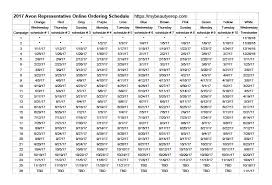 Avon Representative Order Schedule My Beauty Erep Avon