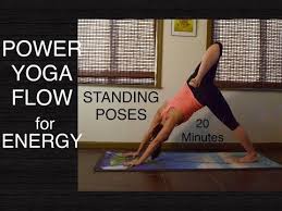 Intermediate Energizing Power Vinyasa Flow Yoga 20 Minutes Standing Poses Youtube Yoga Flow Vinyasa Flow Yoga Yoga Flow Video