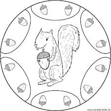Eichhornchen Mandalas Ausmalbilder Fur Kinder Ausmalbilder Tiere Zum Ausmalen Eichhornchen