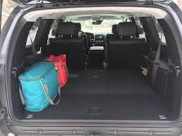 Seat —third row bench removal caution: Road Trip 2019 Toyota Sequoia Trd Sport Review Elevation Outdoors Magazine
