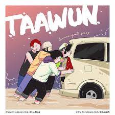 Pentingnya tolong menolong pada sesama an animated by : Pin On Character
