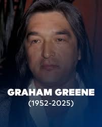 We are heartbroken to learn of the passing of veteran Canadian actor Graham  Greene. Graham was an Oneida actor from the Six Nations Reserve in Ontario,  and was most famous for his
