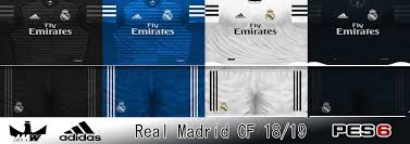 Shoppe deine favoriten auf der offiziellen adidas® seite. Pes6 Real Madrid 2018 19 Kit By Ahmed Wahba Pes Patch