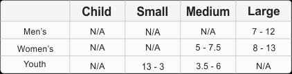 Myuniform Sizing Soccer Master