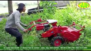 Keberadaan taman di area halaman rumah memang mmabuat pemandangan lebih nampak asri. Alat Pemangkas Penghancur Pemotong Rumput Semak Belukar Ilalang Penggerak Mini Tiller Saam Youtube