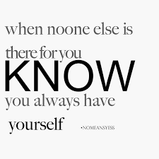 Being Your Own Best Friend