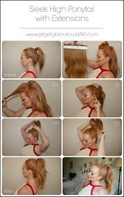 High Ponytail Hair Tutorial 2 Styles Sleek Voluminous Extensions Ponytail Tutorials Hair Extensions Tutorial Ponytail Tutorial
