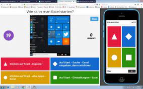 This interactive quiz uses animated gifs to teach facts. Excel Grundlagen Kahoot Quiz
