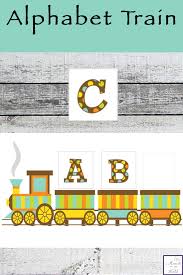 In one window is the letter and the other is where they put the matching object. Alphabet Train Printable Activity Simple Living Creative Learning