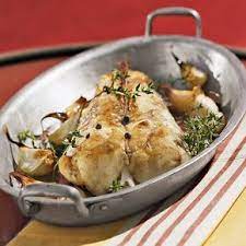 gigot de lotte a l ail confit recette recette lotte recette poisson recettes de cuisine