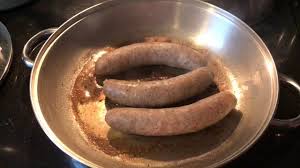 Preheat your air fryer to 360 degrees. How To Pan Fry German Bratwurst And Polish Sausage Youtube