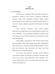 Karena itu, sebagian besar cpns akan ditempatkan di luar jawa. 253355057 Bahan Ajar Angka Kredit Polhut Docx Docx