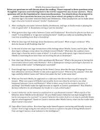 Othello is a moorish general in the venetian army charged with the generalship of venice on the eve of war with the ottoman turks over the island of cyprus. Othello Discussion Questions Act 2 Below Are Questions We Will