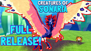 How to redeem creatures tycoon op working codes. Fully Released With Freebie Roblox Creatures Of Sonaria Aolenus Youtube